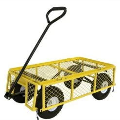 Sunnydaze Decor Sunnydaze Outdoor Lawn and Garden Heavy-Duty Steel Utility Cart with Removable Sides and Weather-Resistant Polyester Liner - Yellow 12 Sunnydaze Decor Sunnydaze Outdoor Lawn and Garden Heavy-Duty Steel Utility Cart with Removable Sides and Weather-Resistant Polyester Liner - Yellow -Gardening Official Shop unnamed file 1031