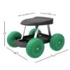 Nature Spring Rolling Garden Seat With Wheels - Black/Green 12 Nature Spring Rolling Garden Seat With Wheels - Black/Green -Gardening Official Shop unnamed file 1060