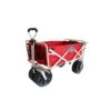 Mac Sports Heavy Duty Steel Frame Collapsible Folding 150Lb Capacity Outdoor Beach Garden Utility Wagon Cart w/ 4 All Terrain Wheels & Table, Red/Grey -Gardening Official Shop unnamed file 1073
