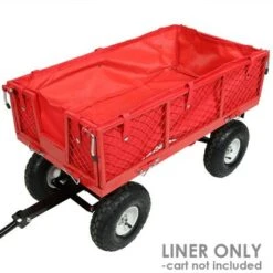 Sunnydaze Decor Sunnydaze Outdoor Lawn and Garden Weather-Resistant Heavy-Duty Polyester Utility Wagon Cart Protective Liner - Red -Gardening Official Shop unnamed file 1080