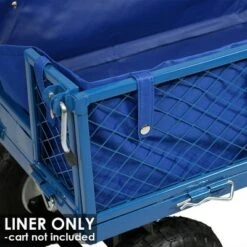 Sunnydaze Decor Sunnydaze Outdoor Lawn and Garden Weather-Resistant Heavy-Duty Polyester Utility Wagon Cart Protective Liner - Blue -Gardening Official Shop unnamed file 1084
