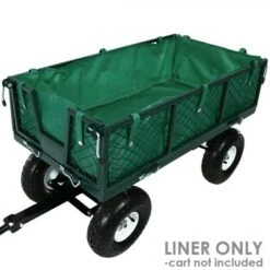 Sunnydaze Decor Sunnydaze Outdoor Lawn and Garden Weather-Resistant Heavy-Duty Polyester Utility Wagon Cart Protective Liner - Green -Gardening Official Shop unnamed file 1090