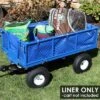 Sunnydaze Decor Sunnydaze Outdoor Lawn and Garden Weather-Resistant Heavy-Duty Polyester Utility Dump Cart Protective Liner - Blue 10 Sunnydaze Decor Sunnydaze Outdoor Lawn and Garden Weather-Resistant Heavy-Duty Polyester Utility Dump Cart Protective Liner - Blue -Gardening Official Shop unnamed file 1101