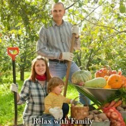 Nature Spring 2-Wheeled Garden Wheelbarrow for Residential DIY Landscaping, Lawn Care, and Remodeling -Gardening Official Shop unnamed file 1120