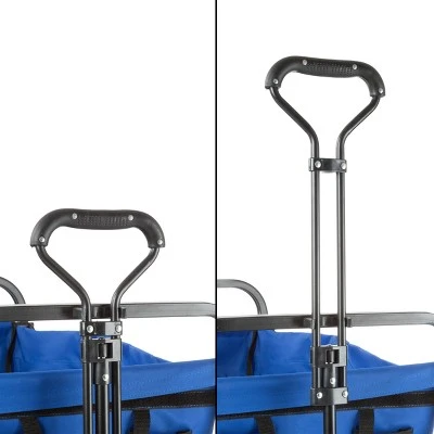 Nature Spring All-Terrain Heavy-Duty Collapsible Utility Wagon With Telescopic Handle 2 Nature Spring All-Terrain Heavy-Duty Collapsible Utility Wagon With Telescopic Handle - Image 2