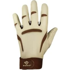 Bionic Gloves Bionic Men's Classic Grip 2.0 Gardening and Outdoor Work Gloves - Tan