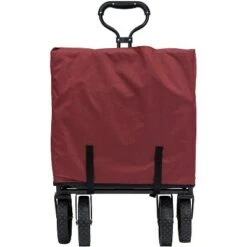 Mac Sports Heavy Duty Steel Frame Collapsible Folding 150 Pound Capacity Outdoor Garden Utility Wagon Yard Cart with Table and Cup Holders, Maroon 5 Mac Sports Heavy Duty Steel Frame Collapsible Folding 150 Pound Capacity Outdoor Garden Utility Wagon Yard Cart with Table and Cup Holders, Maroon -Gardening Official Shop unnamed file 115