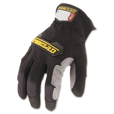 Ironclad Workforce Glove Large Gray/Black Pair WFG04L 1 Ironclad Workforce Glove Large Gray/Black Pair WFG04L