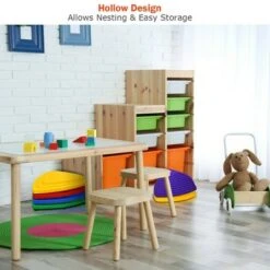 Costway 11pcs Kids Balance Stepping Stones w/ Non-Slip Bottom Indoor & Outdoor Toy -Gardening Official Shop unnamed file 1185