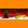 Gardenised Outdoor Old Style Wooden Car Shape Garden Planter, Kids Christmas Holiday Gift, Green