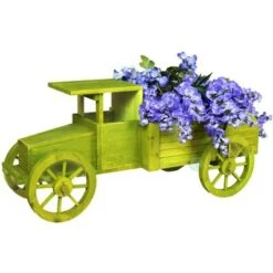 Gardenised Outdoor Old Style Wooden Car Shape Garden Planter, Kids Christmas Holiday Gift, Green 7 Gardenised Outdoor Old Style Wooden Car Shape Garden Planter, Kids Christmas Holiday Gift, Green -Gardening Official Shop unnamed file 1204