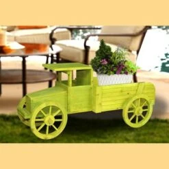 Gardenised Outdoor Old Style Wooden Car Shape Garden Planter, Kids Christmas Holiday Gift, Green 8 Gardenised Outdoor Old Style Wooden Car Shape Garden Planter, Kids Christmas Holiday Gift, Green -Gardening Official Shop unnamed file 1205