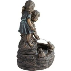 John Timberland Outdoor Floor Fountain with Light LED 26" High Two Kids Over Pond for Garden Patio Backyard Deck Home Porch House 11 John Timberland Outdoor Floor Fountain with Light LED 26" High Two Kids Over Pond for Garden Patio Backyard Deck Home Porch House -Gardening Official Shop unnamed file 1212