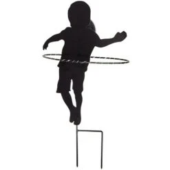 The Lakeside Collection Lakeside Solar Lighted Silhouette Kid Garden Stake with Multiple Functions -Gardening Official Shop unnamed file 1217