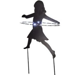 The Lakeside Collection Lakeside Solar Lighted Silhouette Kid Garden Stake with Multiple Functions -Gardening Official Shop unnamed file 1219