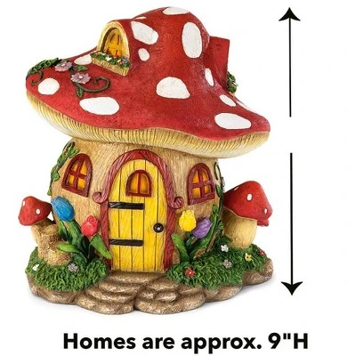 HearthSong Fairy Village Set with Five Decorative Resin Houses and 10 Nature-Themed Fairies 5 HearthSong Fairy Village Set with Five Decorative Resin Houses and 10 Nature-Themed Fairies - Image 5