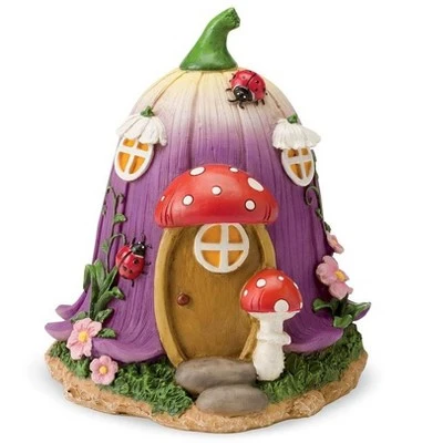 HearthSong Fairy Village Set with Five Decorative Resin Houses and 10 Nature-Themed Fairies 6 HearthSong Fairy Village Set with Five Decorative Resin Houses and 10 Nature-Themed Fairies - Image 6