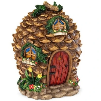 HearthSong Fairy Village Set with Five Decorative Resin Houses and 10 Nature-Themed Fairies 8 HearthSong Fairy Village Set with Five Decorative Resin Houses and 10 Nature-Themed Fairies - Image 8