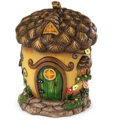 HearthSong Fairy Village Set with Five Decorative Resin Houses and 10 Nature-Themed Fairies 9 HearthSong Fairy Village Set with Five Decorative Resin Houses and 10 Nature-Themed Fairies - Image 9