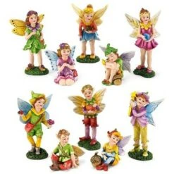 HearthSong Fairy Village Set with Five Decorative Resin Houses and 10 Nature-Themed Fairies 23 HearthSong Fairy Village Set with Five Decorative Resin Houses and 10 Nature-Themed Fairies -Gardening Official Shop unnamed file 1229