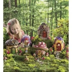 HearthSong Fairy Village Set with Five Decorative Resin Houses and 10 Nature-Themed Fairies 26 HearthSong Fairy Village Set with Five Decorative Resin Houses and 10 Nature-Themed Fairies -Gardening Official Shop unnamed file 1232