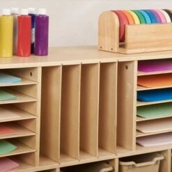 ECR4Kids Birch Multi-Section Storage Cabinet, School Furniture with Cubbies -Gardening Official Shop unnamed file 1269