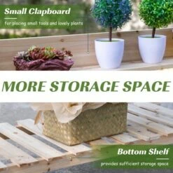 Outsunny 39'' Wooden Garden Potting Bench Work Table with Hidden Storage Sliding Tabletop Below Clapboard Upper Shelf - Natural 11 Outsunny 39'' Wooden Garden Potting Bench Work Table with Hidden Storage Sliding Tabletop Below Clapboard Upper Shelf - Natural -Gardening Official Shop unnamed file 1296