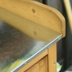 Outsunny Garden Potting Bench Table Wooden Workstation Shed with Tabletop Hooks 3-Tier Shelves Cabinet and 2 Magnetic Close Doors 12 Outsunny Garden Potting Bench Table Wooden Workstation Shed with Tabletop Hooks 3-Tier Shelves Cabinet and 2 Magnetic Close Doors -Gardening Official Shop unnamed file 1310