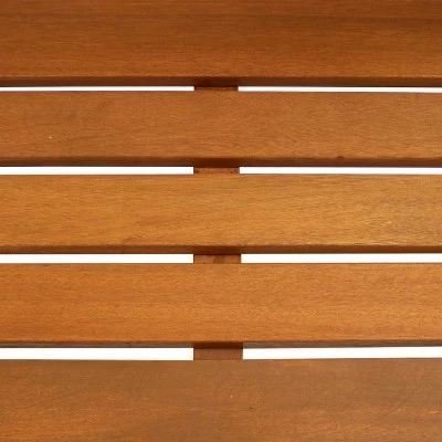 Sunnydaze Decor Sunnydaze Outdoor Meranti Wood with Teak Oil Finish Gardening Potting Bench with Storage Shelf - Brown 2 Sunnydaze Decor Sunnydaze Outdoor Meranti Wood with Teak Oil Finish Gardening Potting Bench with Storage Shelf - Brown - Image 2