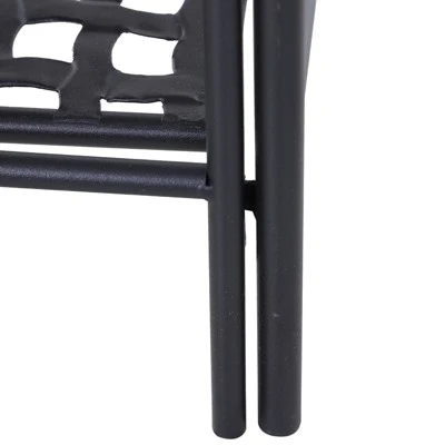 Outsunny Outdoor Folding Metal Potting Bench Work Table with Large Build-In Bag with Cover 5 Hanging Hooks & Shelf 6 Outsunny Outdoor Folding Metal Potting Bench Work Table with Large Build-In Bag with Cover 5 Hanging Hooks & Shelf - Image 6