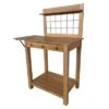 Outdoor Potting Bench - Light Brown - TK Classics
