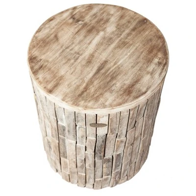 Elyse Round Outdoor Patio Garden Stool - Balkene Home 1 Elyse Round Outdoor Patio Garden Stool - Balkene Home