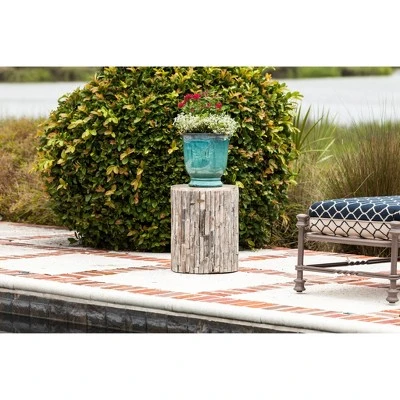 Elyse Round Outdoor Patio Garden Stool - Balkene Home 4 Elyse Round Outdoor Patio Garden Stool - Balkene Home - Image 4