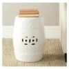 Modern Ming Garden Stool - Safavieh White -Gardening Official Shop unnamed file 1388