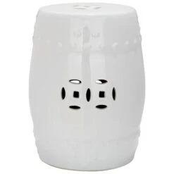 Modern Ming Garden Stool - Safavieh White -Gardening Official Shop unnamed file 1391