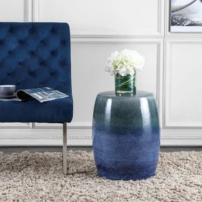 Cacia Garden Stool - Grey - Safavieh 1 Cacia Garden Stool - Grey - Safavieh