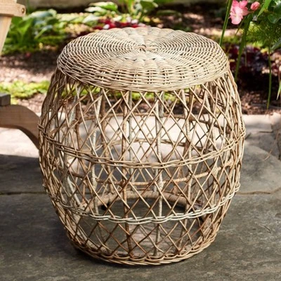 Bar Harbor Outdoor Garden Stool - Haven Way 1 Bar Harbor Outdoor Garden Stool - Haven Way
