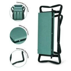 Costway Folding Garden Kneeler and Seat Bench w/2 Bonus Tool Pouches & EVA Foam Pad -Gardening Official Shop unnamed file 1459