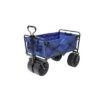 Mac Sports Heavy Duty Steel Frame Collapsible Folding 150 Pound Capacity Outdoor Beach Garden Utility Wagon Cart with 4 All Terrain Wheels, Blue/Black -Gardening Official Shop unnamed file 146
