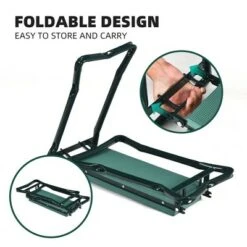 Costway Folding Garden Kneeler and Seat Bench w/2 Bonus Tool Pouches & EVA Foam Pad -Gardening Official Shop unnamed file 1460