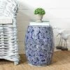 Lorey Garden Stool - Blue/White - Safavieh -Gardening Official Shop unnamed file 1474