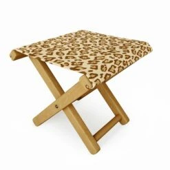 Avenie Jaguar Print Folding Stool - Deny Designs