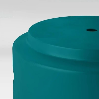 Stoneware Matte Garden Stool Accent Table - Blue - Project 62™ 2 Stoneware Matte Garden Stool Accent Table - Blue - Project 62™ - Image 2