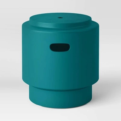 Stoneware Matte Garden Stool Accent Table - Blue - Project 62™ 3 Stoneware Matte Garden Stool Accent Table - Blue - Project 62™ - Image 3