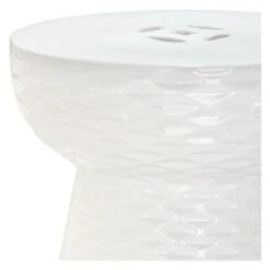 Elba Garden Stool - Safavieh® White