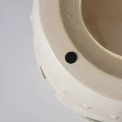 Large Medallion Ceramic Garden Stool - Creamy White - Balkene Home -Gardening Official Shop unnamed file 1552