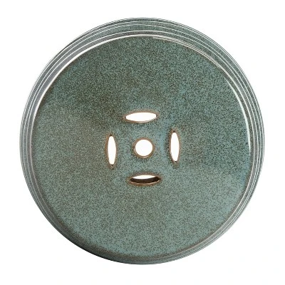 Kita Garden Stool - Reactive Blue - Safavieh 2 Kita Garden Stool - Reactive Blue - Safavieh - Image 2