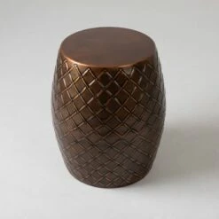 Braga Metal Stool - Copper - Balkene Home