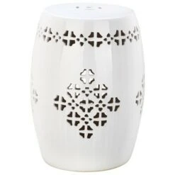 Aveiro Garden Stool - Safavieh White -Gardening Official Shop unnamed file 1583