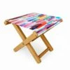 Ninola Design Brushstrokes Stripes Abstract Watercolor Folding Stool - Deny Designs 4 Ninola Design Brushstrokes Stripes Abstract Watercolor Folding Stool - Deny Designs -Gardening Official Shop unnamed file 1594